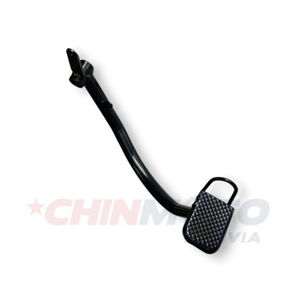 PEDAL DE FRENO CGL+PROTECTOR NEGRO/PLATEADO