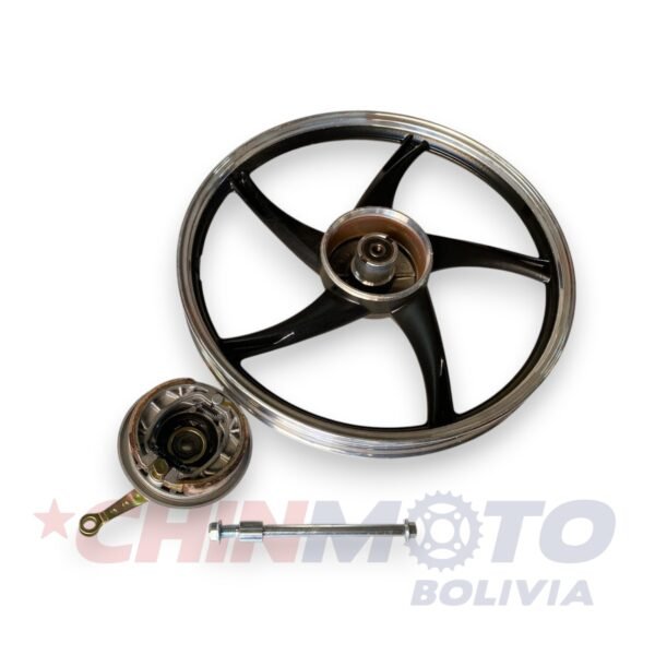 ARO DELANTERO CROMADO COMPLETO CD-110